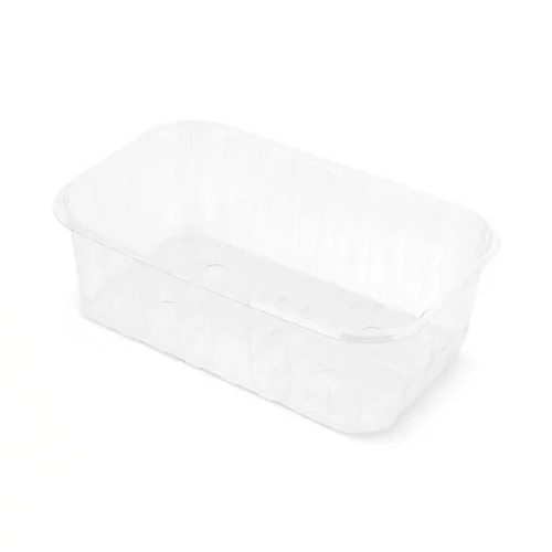Caserolă transparentă pentru fructe și legume fără capac