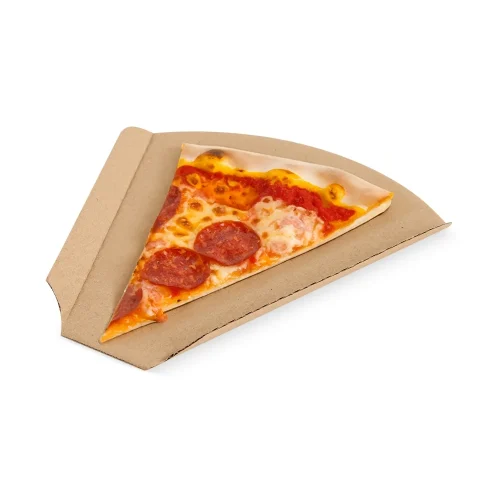 colțar pizza natur microondul cu felie de pizza pepperoni