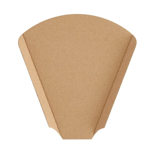 colțar felie pizza carton microondul kraft natur pliat