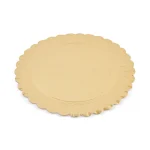 Suport girasole aurii din carton – disc pentru torturi și prăjituri