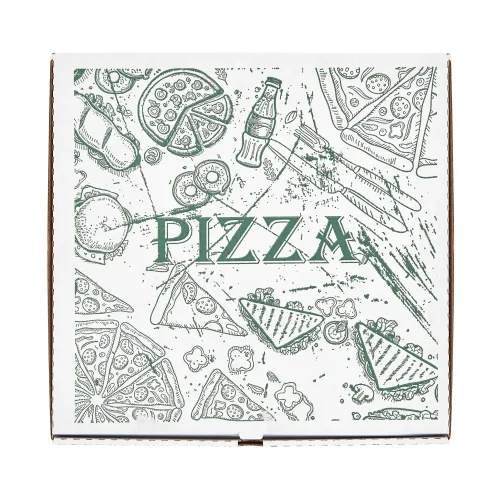 cutii pizza albe