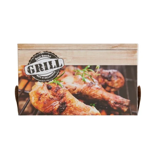 cutie meniu din carton interior aluminiu grill