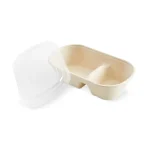 caserola ovala trestie cu capac plastic